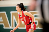 McLean varsity girls basketball in District semifinals vs Langle