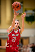 McLean varsity girls basketball in District semifinals vs Langley 2022-02-16