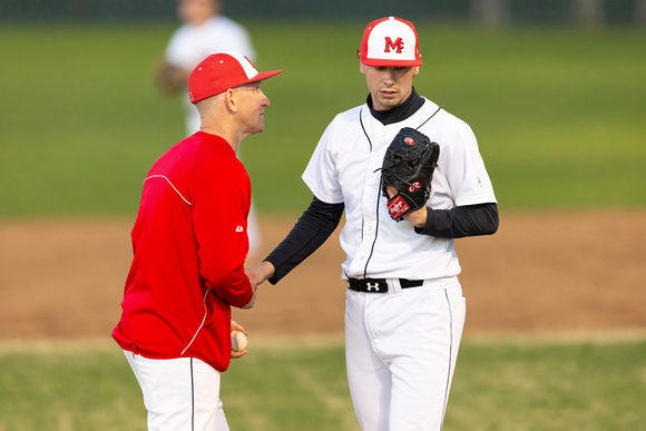 2025-04-01 McLean varsity baseball vs Marshall