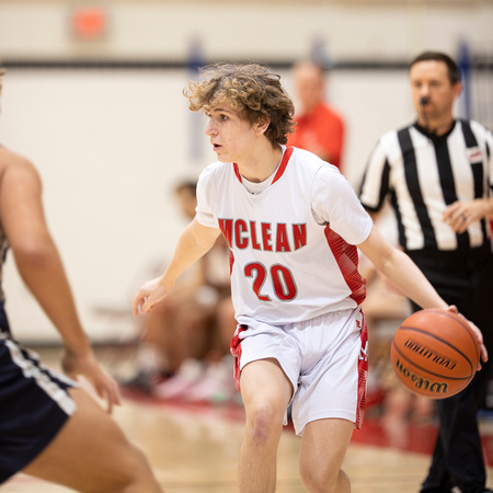 McLean JV boys basketball vs W-L 2023-01-13