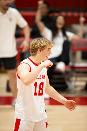 2024-11-04 McLean varsity boys volleyball vs Marshall in Distric