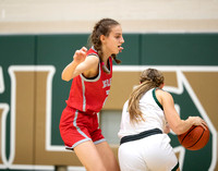 McLean varsity girls basketball in District semifinals vs Langle