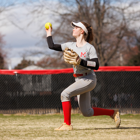 McLean varsity softball vs South County 2023-03-04