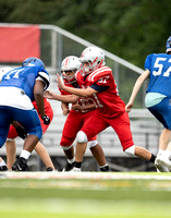 McLean freshman football scrimmage vs West Potomac 2022-08-25
