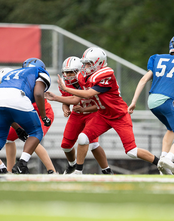 McLean freshman football scrimmage vs West Potomac 2022-08-25