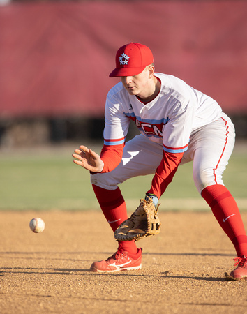 Marshall varsity baseball vs South Lakes 2023-03-20