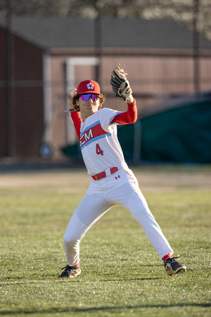 Marshall varsity baseball vs South Lakes 2023-03-20
