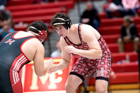 McLean varsity wrestling at Districts