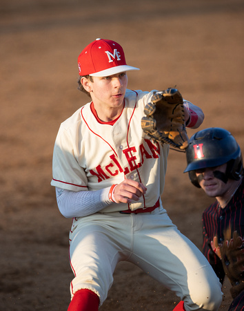 McLean varsity baseball vs Herndon 2023-03-28