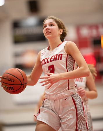 McLean JV girls basketball vs Chantilly 2022-01-10