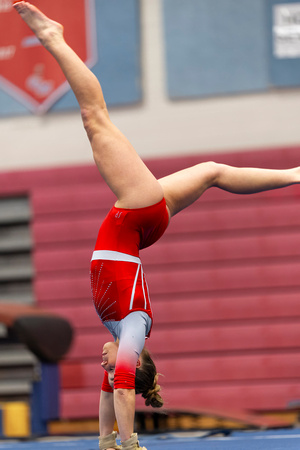 2024-12-09 McLean varsity gymnastics at Marshall