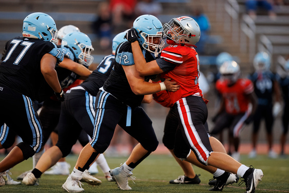 2024-08-15 McLean varsity football scrimmage at Centreville