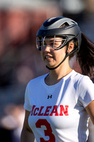 McLean varsity girls lacrosse vs Langley 2023-04-10