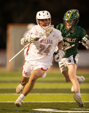 McLean varsity boys lacrosse vs Langley 2023-04-10