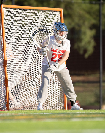 McLean varsity girls lacrosse vs Langley 2023-04-10