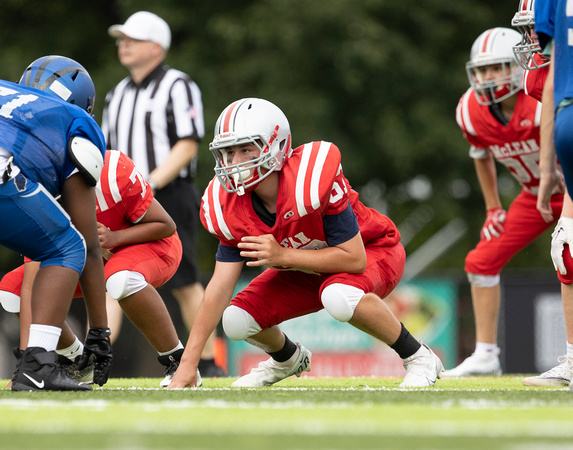 McLean freshman football scrimmage vs West Potomac 2022-08-25
