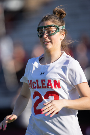 McLean varsity girls lacrosse vs Langley 2023-04-10