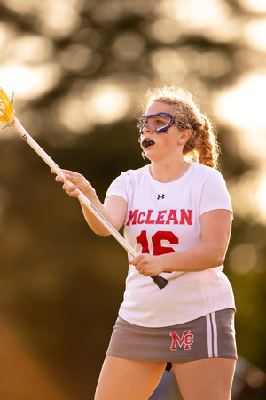 McLean varsity girls lacrosse vs Marshall 2023-05-09