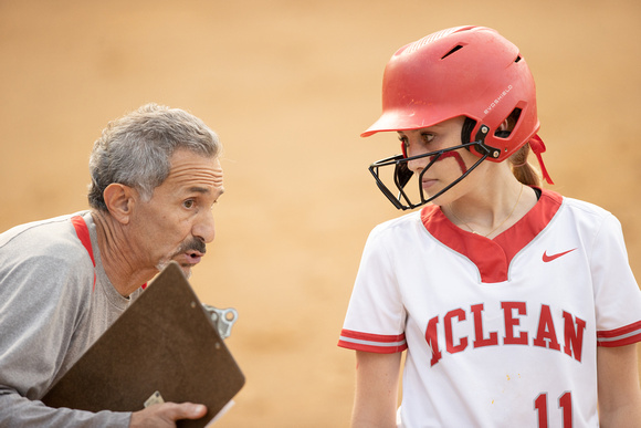 McLean varsity softball vs Wakefield 2023-05-05