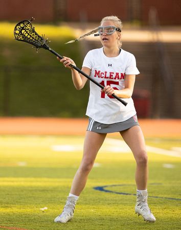 McLean varsity girls lacrosse vs Langley 2023-04-10