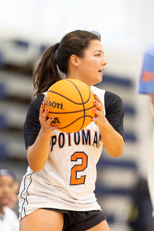 2024-11-29 Potomac varsity girls basketball vs Potomac alumnae
