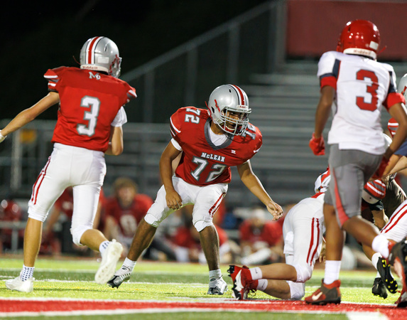 2023-08-11 McLean freshman football scrimmage vs Fauquier