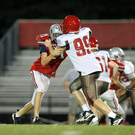 2023-08-11 McLean freshman football scrimmage vs Fauquier