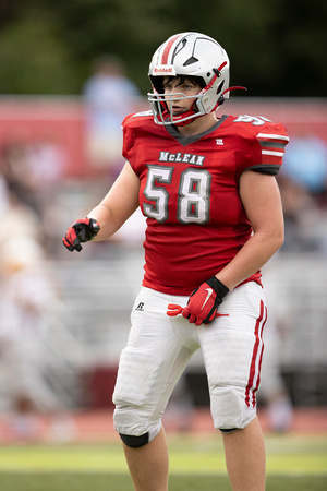 2023-09-13 McLean freshman football vs Edison