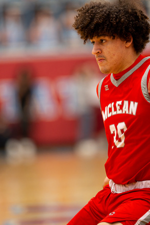 2025-02-21 McLean varsity boys basketball vs Marshall in Liberty