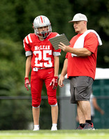 McLean freshman football scrimmage vs West Potomac 2022-08-25