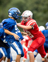 McLean freshman football scrimmage vs West Potomac 2022-08-25