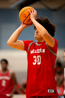 2025-02-21 McLean varsity boys basketball vs Marshall in Liberty