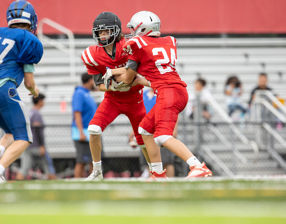 McLean freshman football scrimmage vs West Potomac 2022-08-25