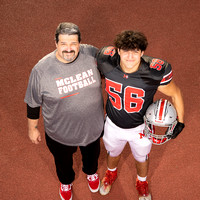 2023-10-06 McLean football-cheer-dance Senior Night