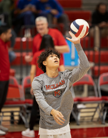 2024-10-17 McLean varsity boys volleyball vs Marshall