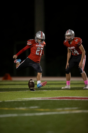2023-10-26 McLean JV football vs Wakefield