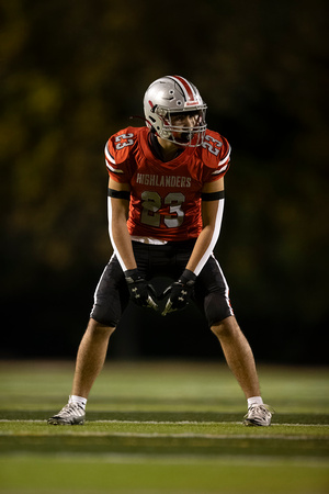 2023-10-26 McLean JV football vs Wakefield