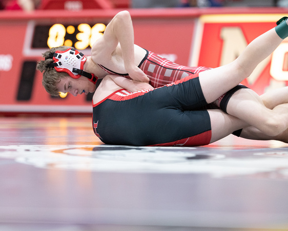 McLean varsity wrestling at Districts