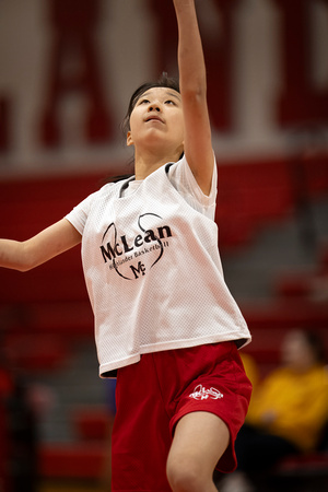 2023-11-20 McLean freshman girls basketball scrimmage vs Lake Br