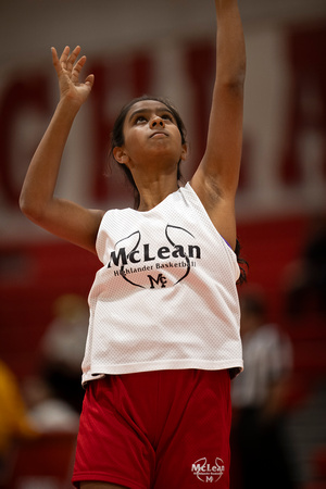 2023-11-20 McLean freshman girls basketball scrimmage vs Lake Br