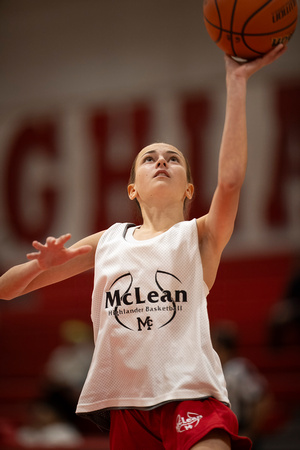 2023-11-20 McLean freshman girls basketball scrimmage vs Lake Br