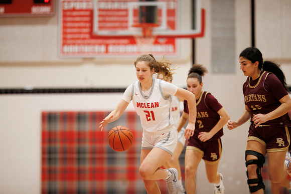 2023-11-30 McLean varsity girls basketball vs Broad Run