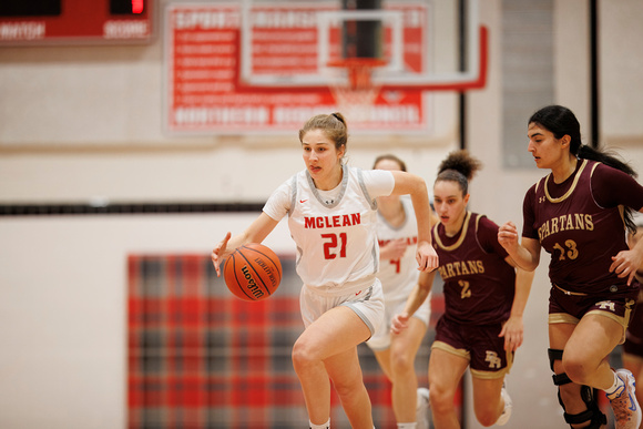 2023-11-30 McLean varsity girls basketball vs Broad Run