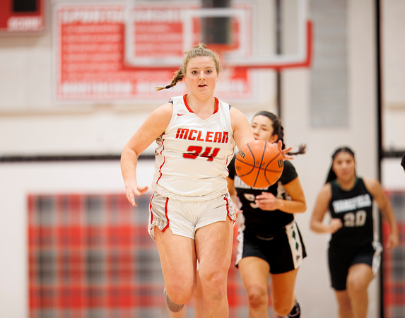 2023-12-20 McLean JV girls basketball vs Wakefield