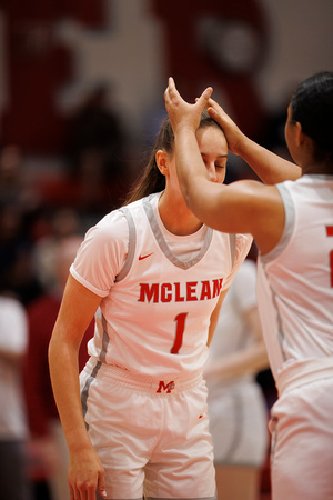 2023-12-20 McLean varsity girls basketball vs Wakefield