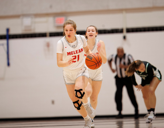 2023-12-20 McLean varsity girls basketball vs Wakefield