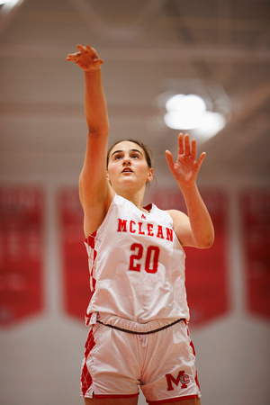 2023-12-20 McLean freshman girls basketball vs Wakefield