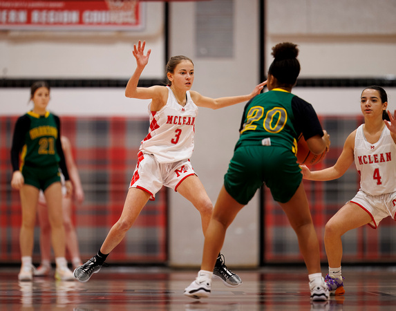 2023-12-20 McLean freshman girls basketball vs Wakefield