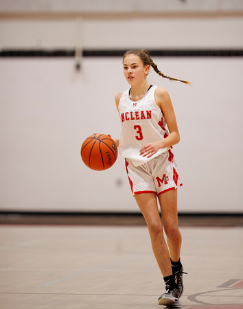 2023-12-20 McLean freshman girls basketball vs Wakefield