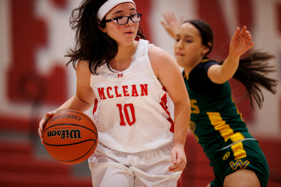 2023-12-20 McLean freshman girls basketball vs Wakefield
